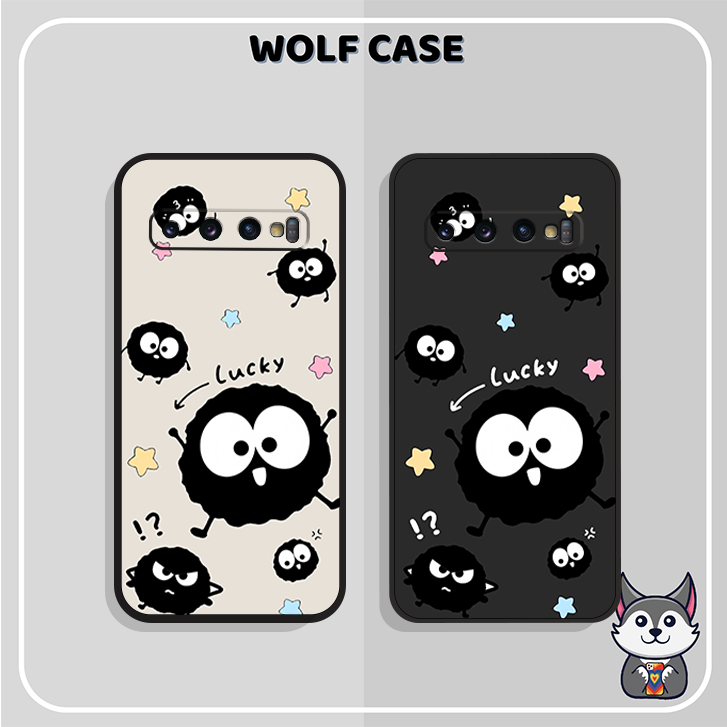 SamSung S10 - S10 Plus - S10 5G Case พร้อมภาพถ่าน BLACK BALL น่ารัก