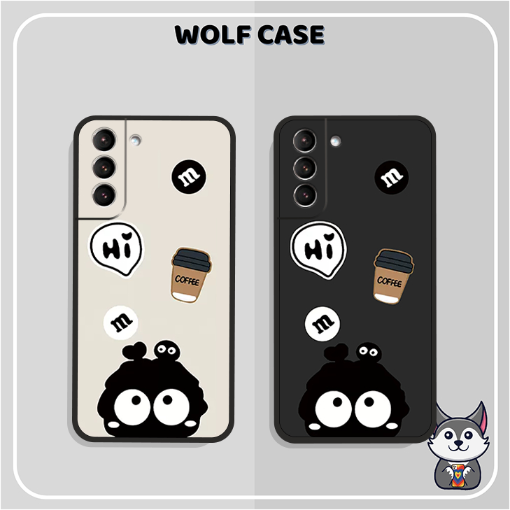 SamSung S21 5G - S21 Plus (S21+) - เคส S21 Ultra 5G - S21 FE 5G พร้อมภาพถ่าน BLACK BALL น่ารัก