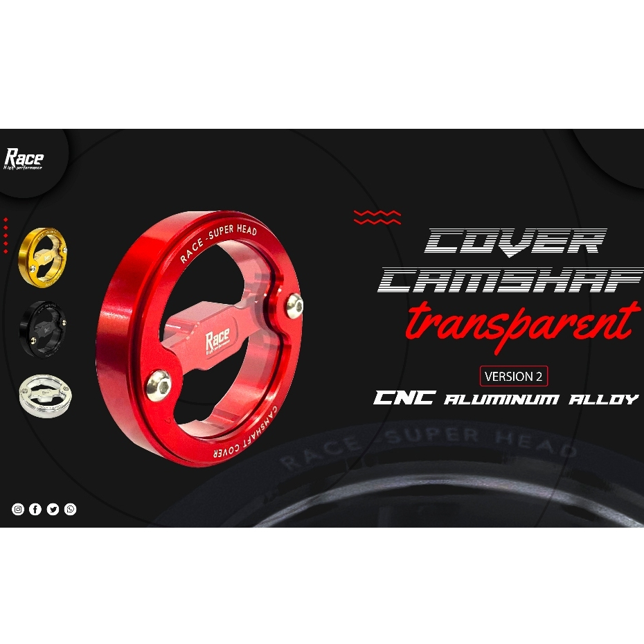 ฝาครอบเพลาลูกเบี้ยว/ฝาครอบเพลาลูกเบี้ยวโปร่งใสสําหรับ Dream HP Ex5 Class1 Wave100 XRM110 C100 CUB