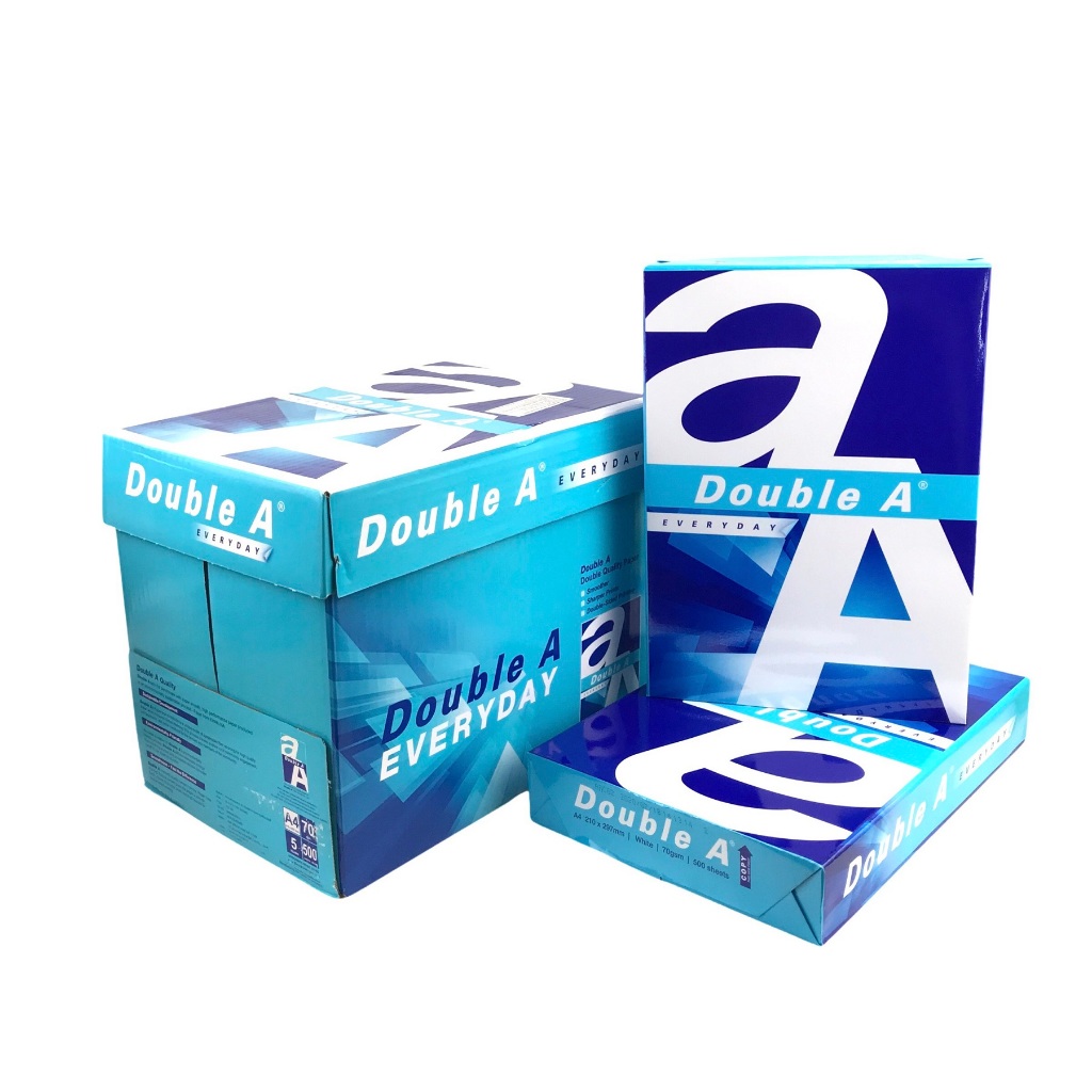 กระดาษ Double A 210x297 มม. 70 แกรม / 80 แกรม A4
