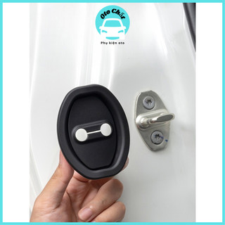 Combo 4 Miếng đệm silicon chống va đập chống xa đập cánh cửa xe mạnh có 2 màu đen trắng by pkotochat