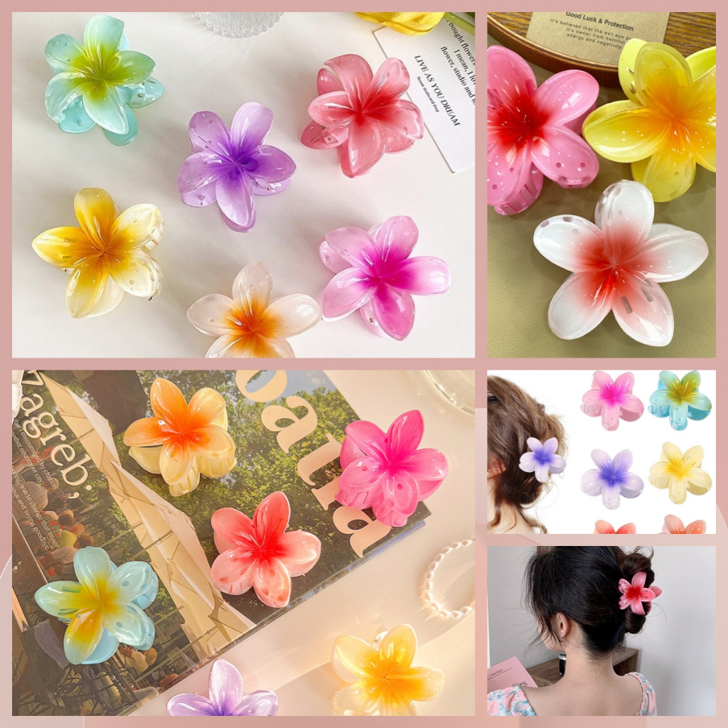 คลิปดอกไม้พอร์ซเลน-คลิปโมเดิร์นน่ารัก KN789