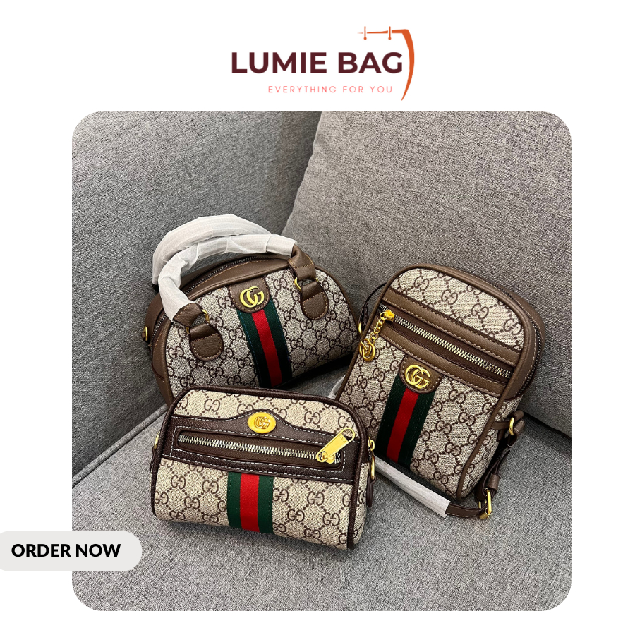 [Category 1] G.G กระเป๋าถือสตรีสุดฮอต Cross-Worn กระเป๋าสะพายไหล่ ใช้ออกไปข้างนอก ไปโรงเรียน หนังสวย แฟชั่นระดับไฮเอนด์ LB663