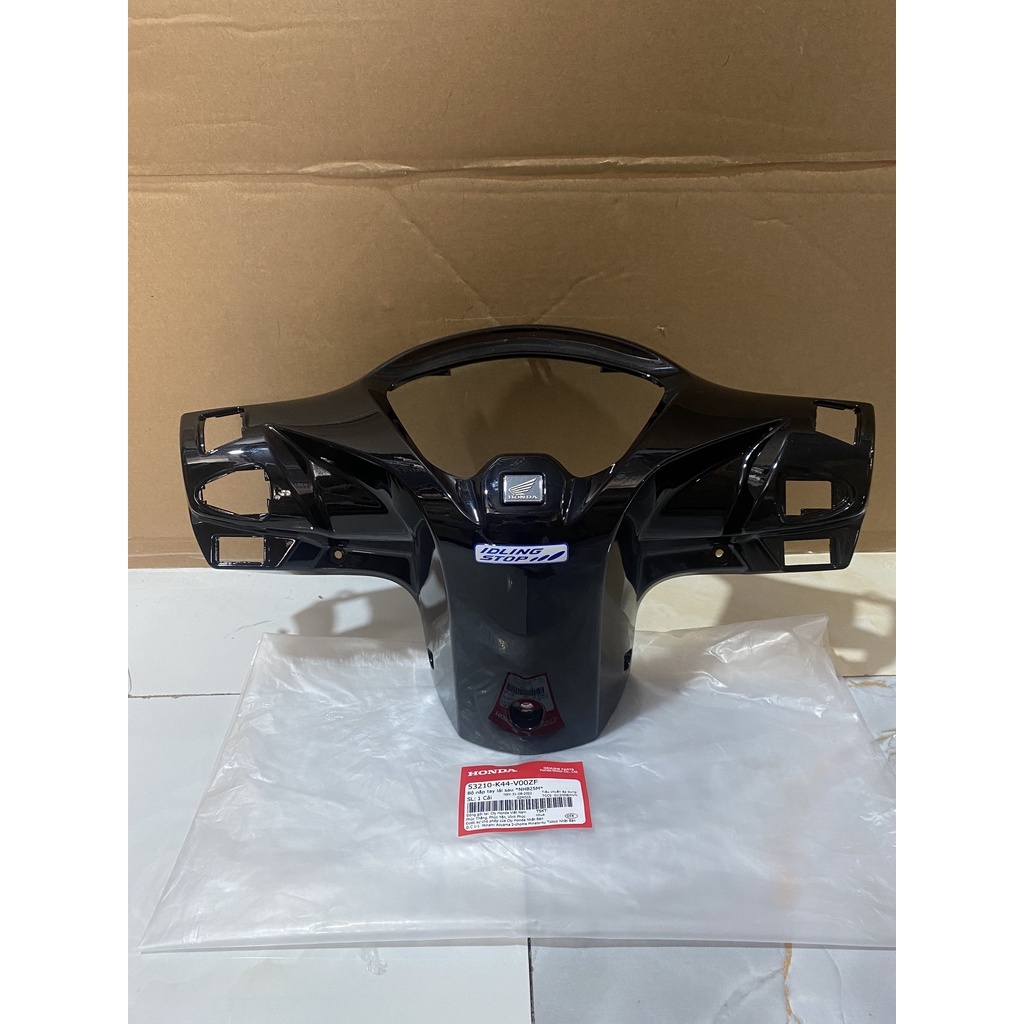 ปลอกหุ้มพวงมาลัย-คอ ฮอนด้า วิสัยทัศน์ (ฝาท้าย) ปี 2014-2016-2018-2020 สีดําเงา. *NHB25M* 53210K44V00