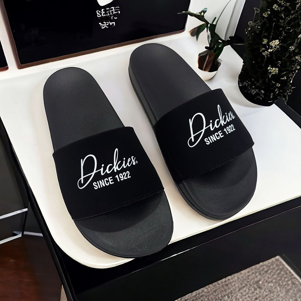 Diskies รองเท ้ าแตะสายรัดแนวนอนสไตล ์ พื ้ นฐานคุณภาพสูงแฟชั ่ นสําหรับผู ้ ชายและผู ้ หญิง Hannysh