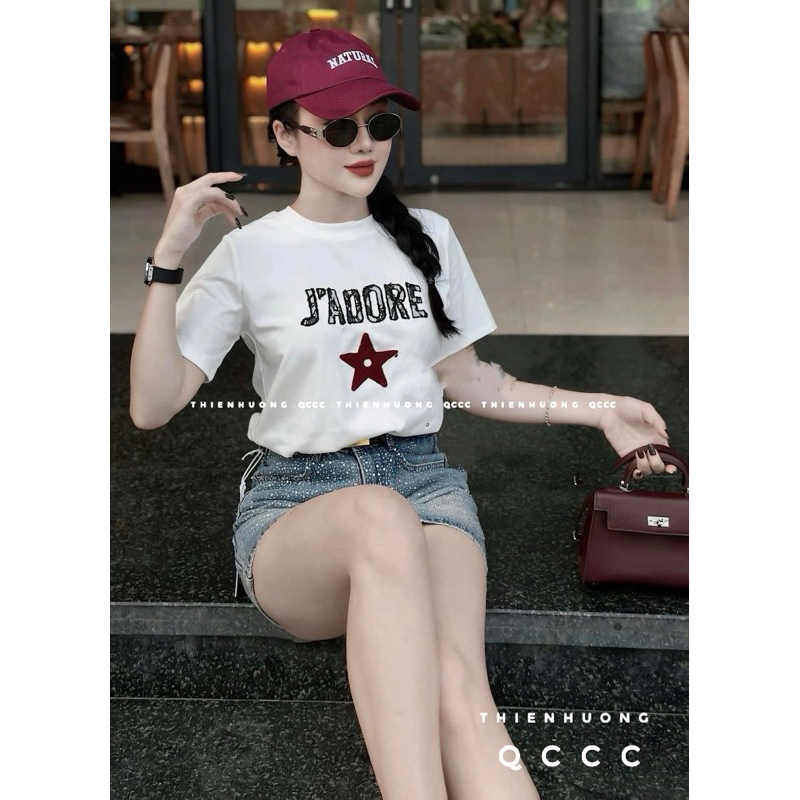 เสื้อยืดดาว Jadore สินค้า QCL1 ป้าย Momo freesize