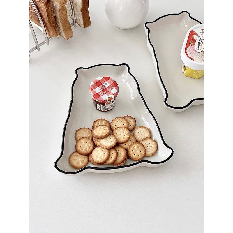 [Pre-Matte] BEAR CERAMIC PLATE