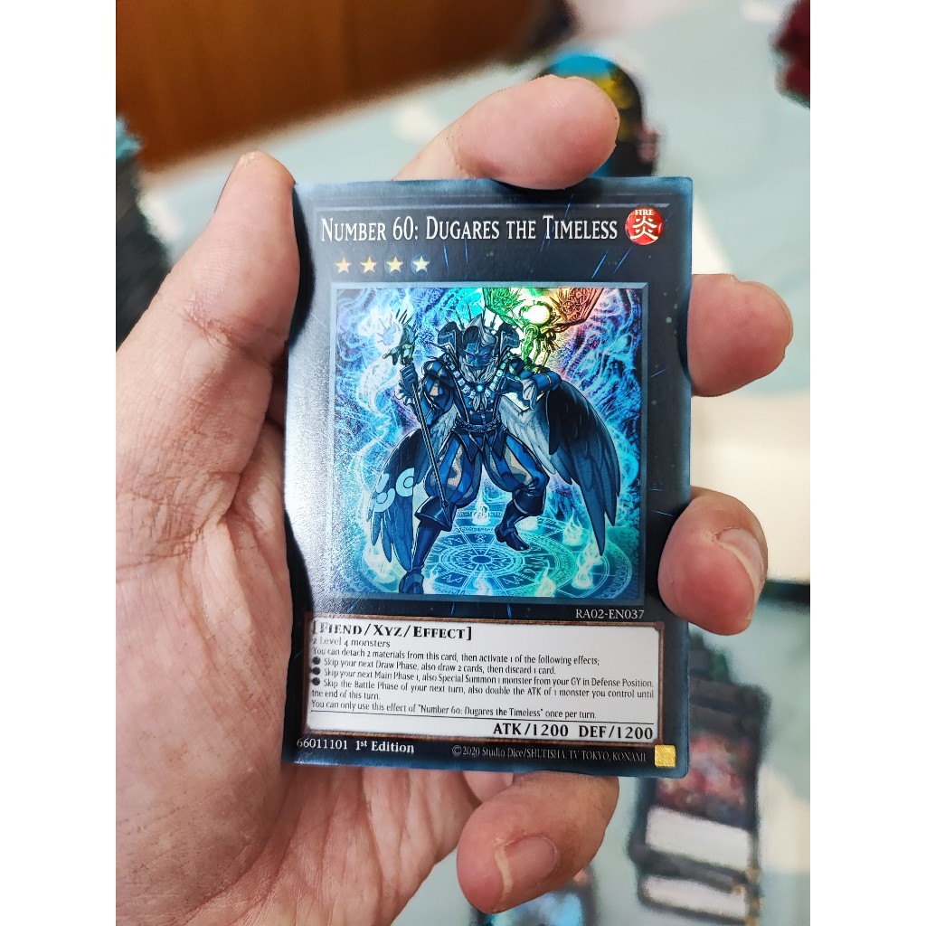 [Yugioh Funny Shop] การ์ด 1 ใบ หมายเลข 60: Dugares the Timeless - RA02-EN037