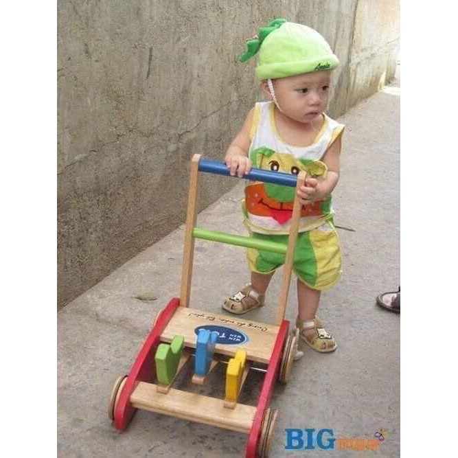 WALKER - CHICKEN-SHAPED WOODEN WALKER สําหรับเด็ก WALKER