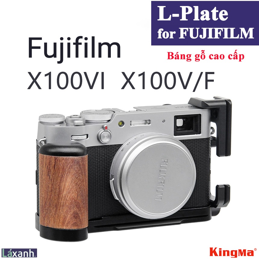 Fujifilm X100VI X100V X100F | L-plate แนวตั้งหมุนกรอบป้องกันผู้ถือ handcase hand grip Lplate L วงเล็