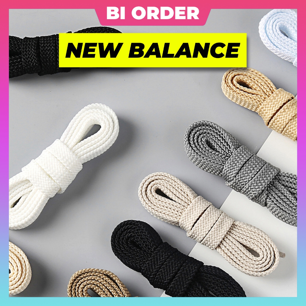 [31 สี] New Balance (NB) เชือกผูกรองเท้าทดแทนระดับพรีเมียมแบบหนา - เชือกผูกรองเท้ารองเท้ากีฬา