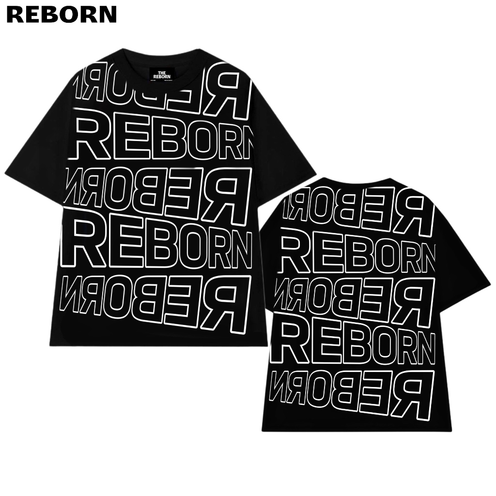 เสื้อยืด Reborn Monogram Cotton 100% - THE REBORN
