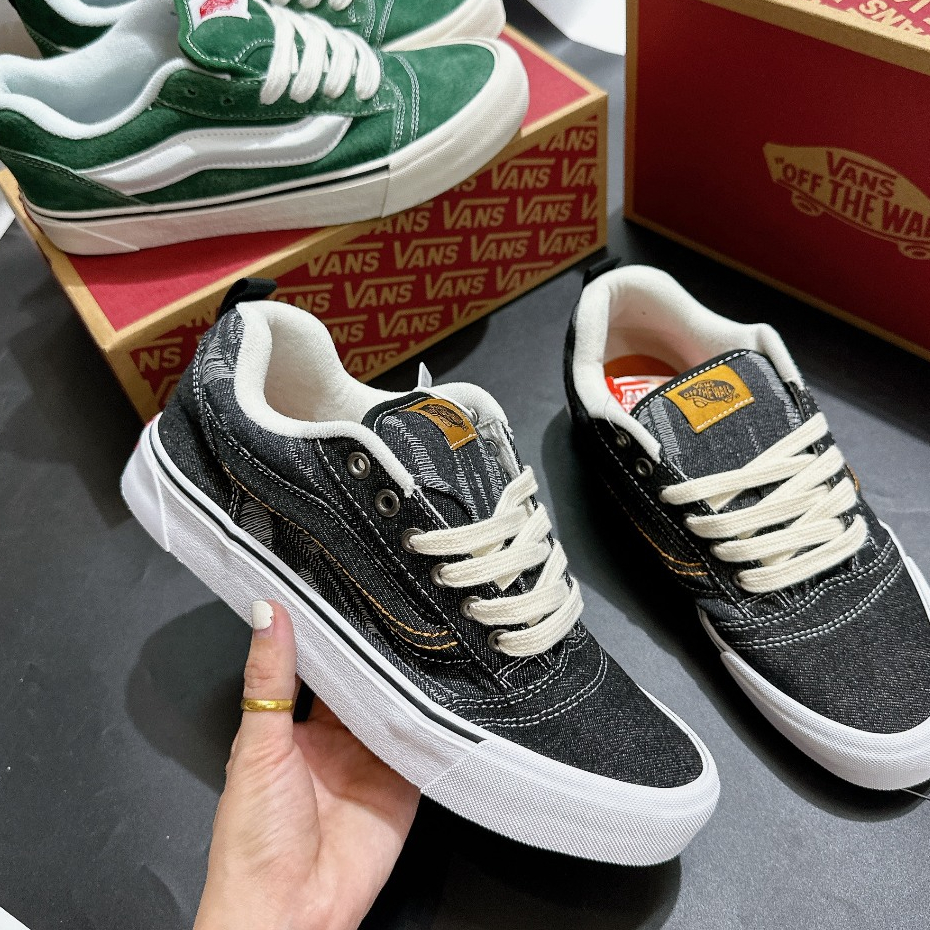 Vans KNU SKOOL DENIM สีดํา