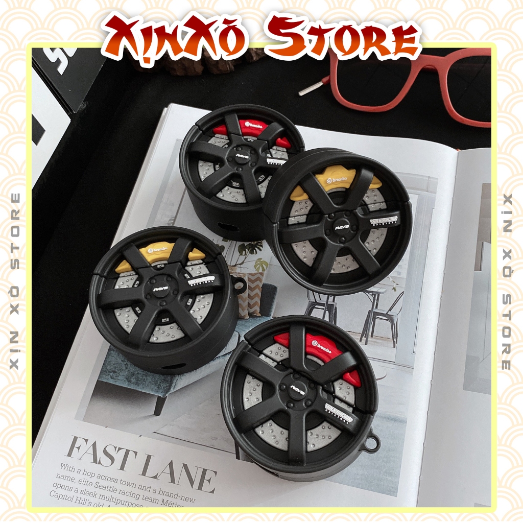 เคส Airpod 2 3 4 pro 2 RACING WHEEL เคส Airpods ป้องกันกล่องชาร์จหูฟัง - EXCELLENT Store