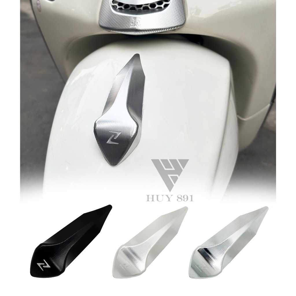 การ์ดบังโคลนอลูมิเนียม Zelioni CNC สําหรับ Vespa Sprint, Primavera, LX, S125/150, GTS