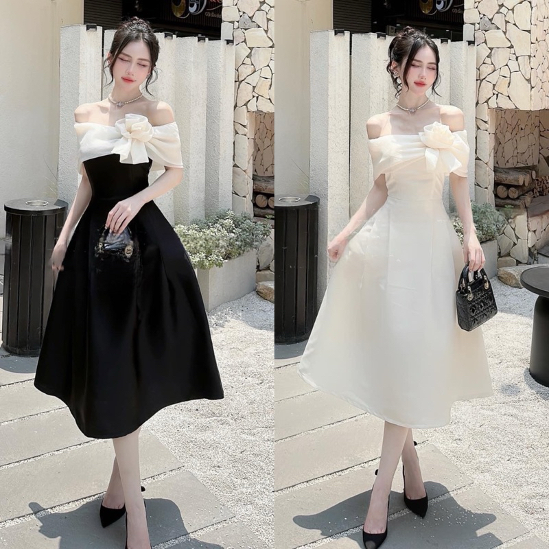 Mory DRESS ชุดปาร์ตี้ผ้าไหมยาว