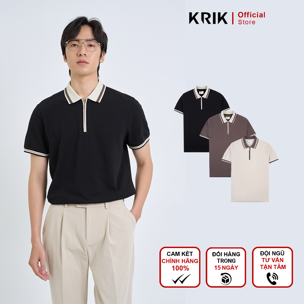 ท้องถิ่นแบรนด์เสื้อโปโลผู้ชาย คริค ปกติรูปแบบปกการออกแบบพื้นฐานที่มีซิปโลหะเพื่อสร้างไฮไลท์ กรุณา2119