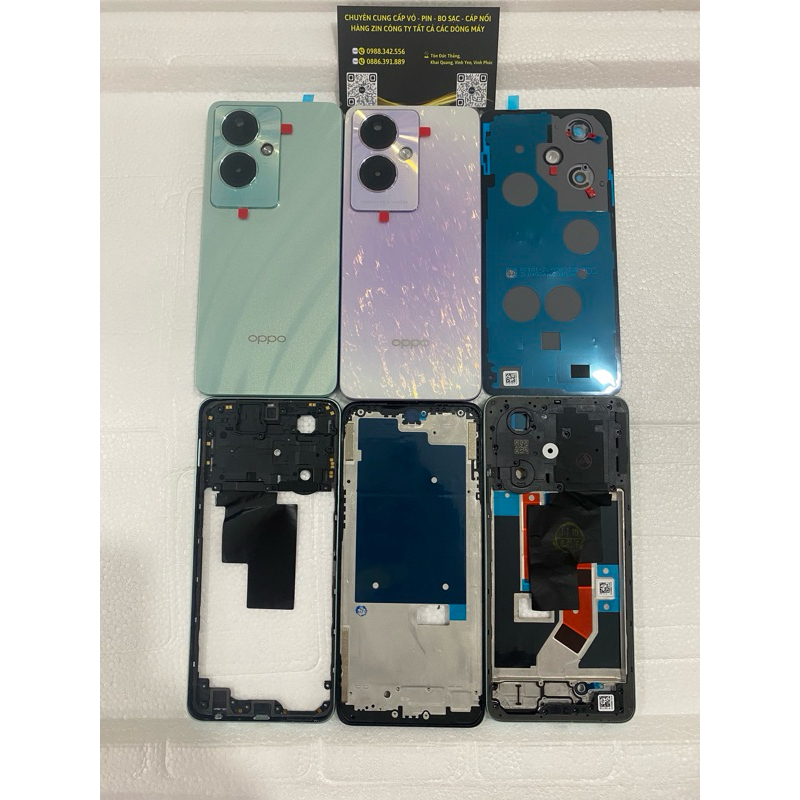 ชุดเคส Oppo A79 5g ของแท้ (มีปุ่ม + แก้วสีส้ม)