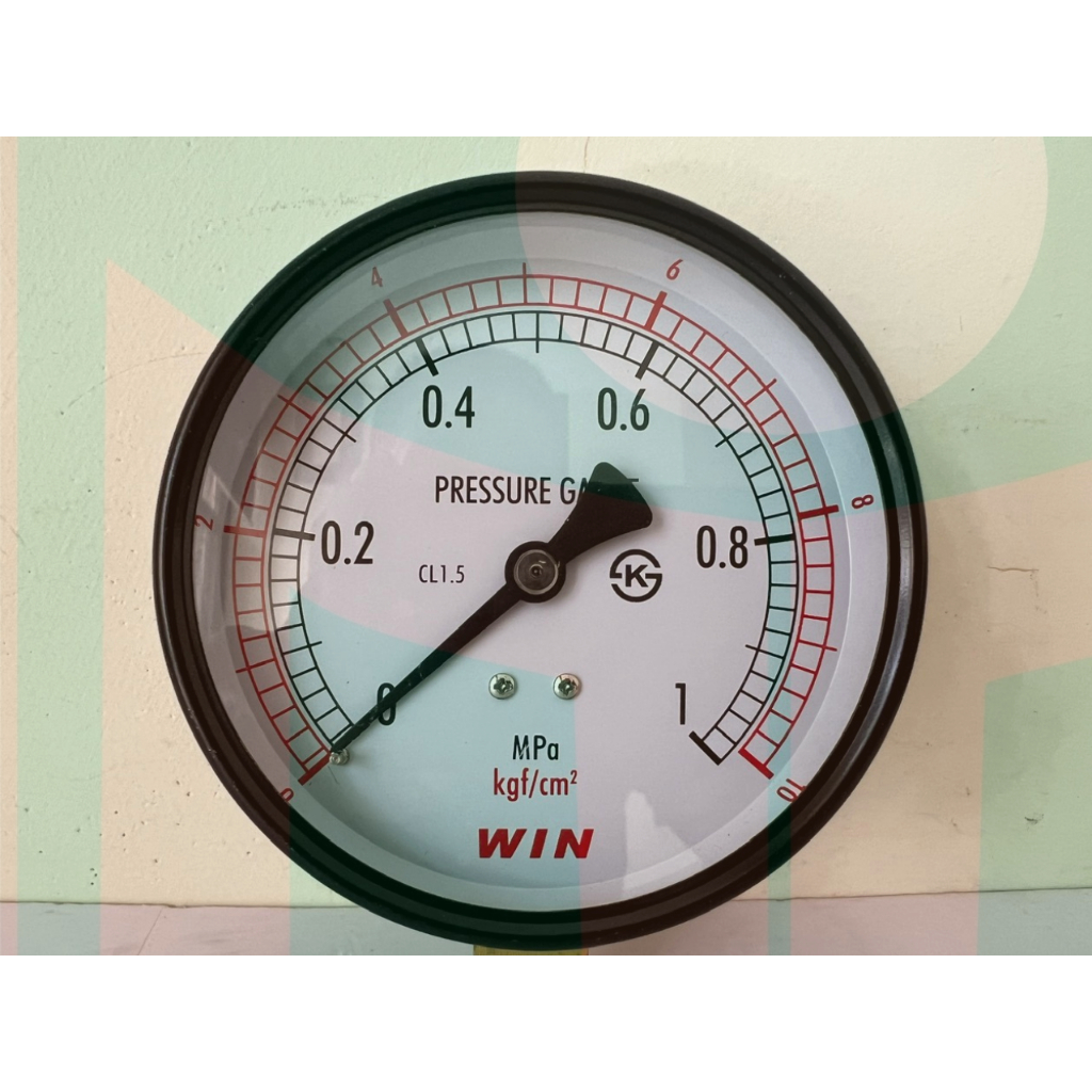 WIN 3/8 เกจวัดแรงดันด้านล่าง; 4 D100
