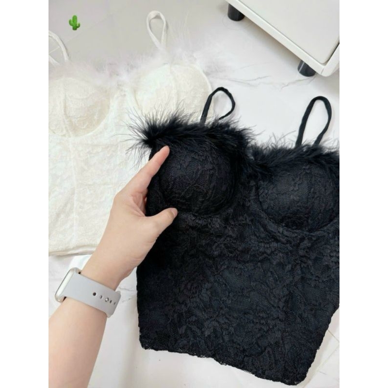 เสื้อกล้ามขนนกสุดน่ารัก alohashop91