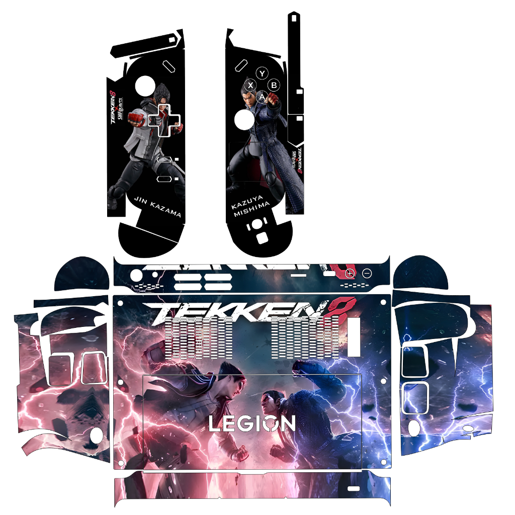 Lenovo Legion Go / Legion Go sticker Skin 2 รุ่น Tekken8 (3M Film ปรับแต่งได้ตามต้องการ pre-cut ละเอ