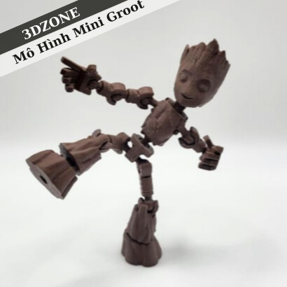 Groot Robot Figure Kit พร้อมข้อต่อที่สามารถเคลื่อนย้ายได้ที่สมจริงสุด