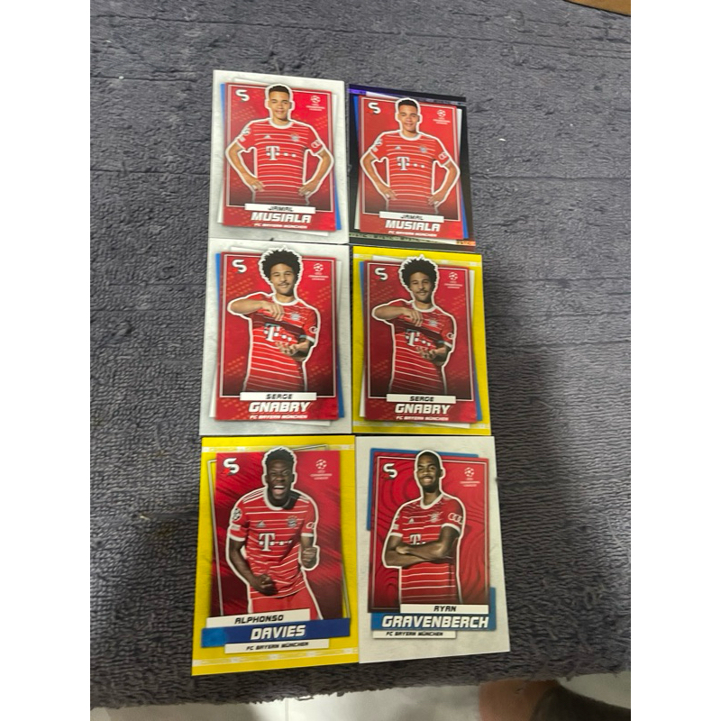 ชุดการ์ดนักฟุตบอล Topps Match Attax & Panini Bayern Munchen Club