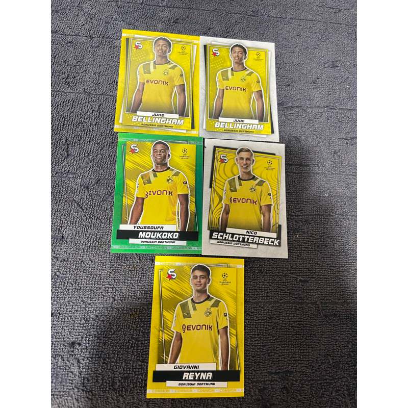 ชุดการ์ดนักฟุตบอล Topps Match Attax & Panini Borussia Dortmund Club