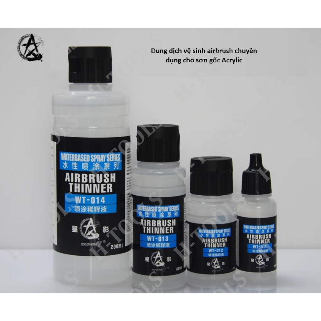 ACRRYLIC SUNIN7 PAINT - AIRBRUSH THINNER / AIRBRUSH CLEANER / AIRBRUSH IMPROVER / RETARDER FLOWER