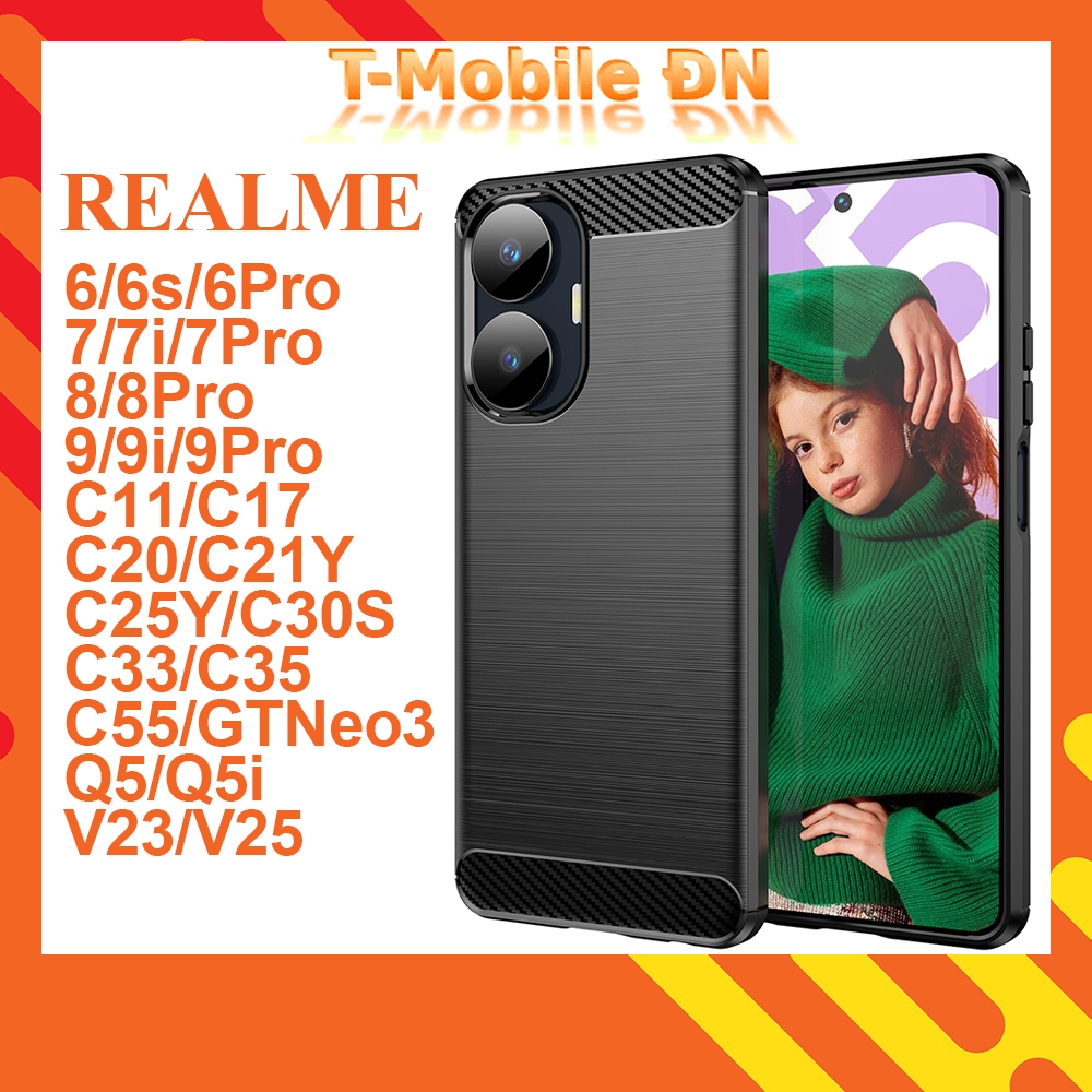 Realme 6 6s 7 7i 8 9 9i 10 10S Pro Plus GT Neo 3 C11 C17 C20 C35 C55 Q5 V23 V25 5G เคส กันรอยขีดข่วน