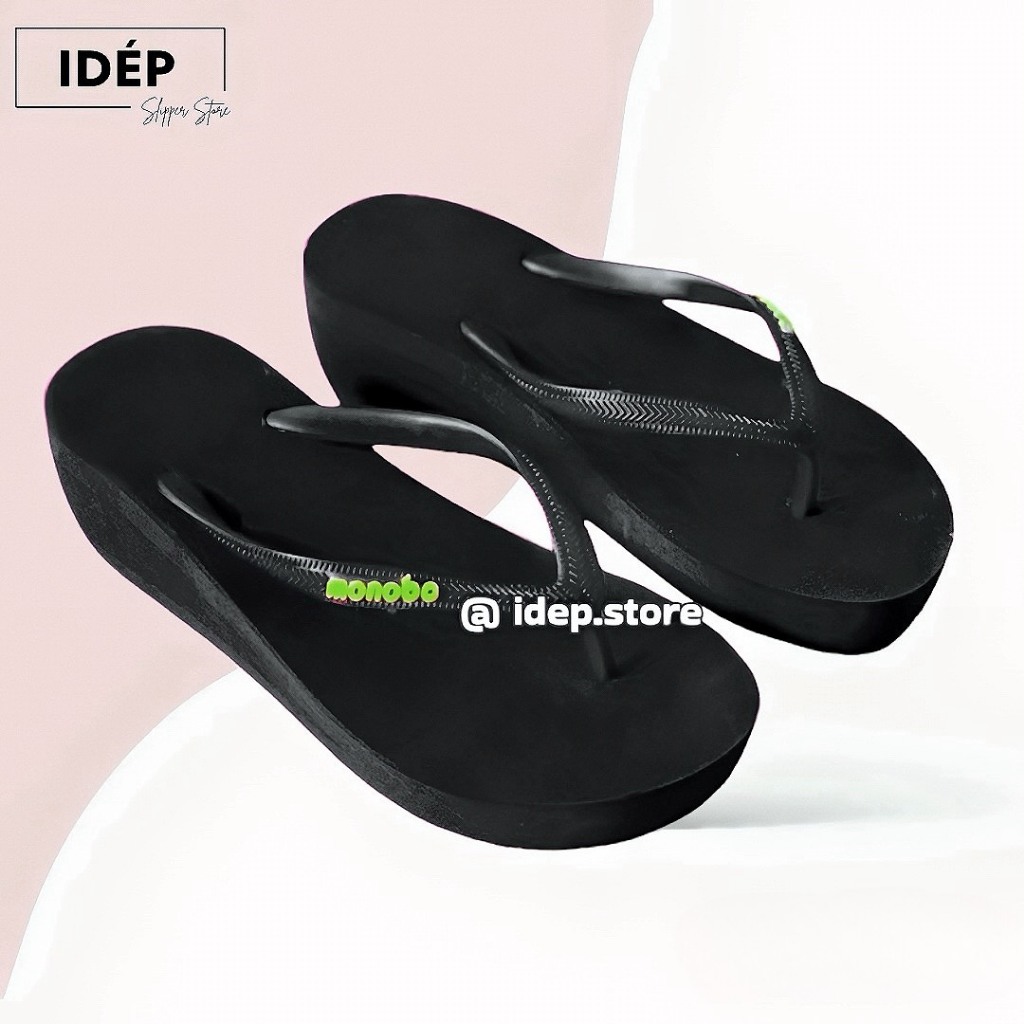 รองเท้าแตะผู้หญิงแบบมีสายรัดบาง, พื้นสูง 5 ซม. iDÉP DL369 Solid Molded, เท้าชายหาดกันลื่นที่สะดวกสบาย
