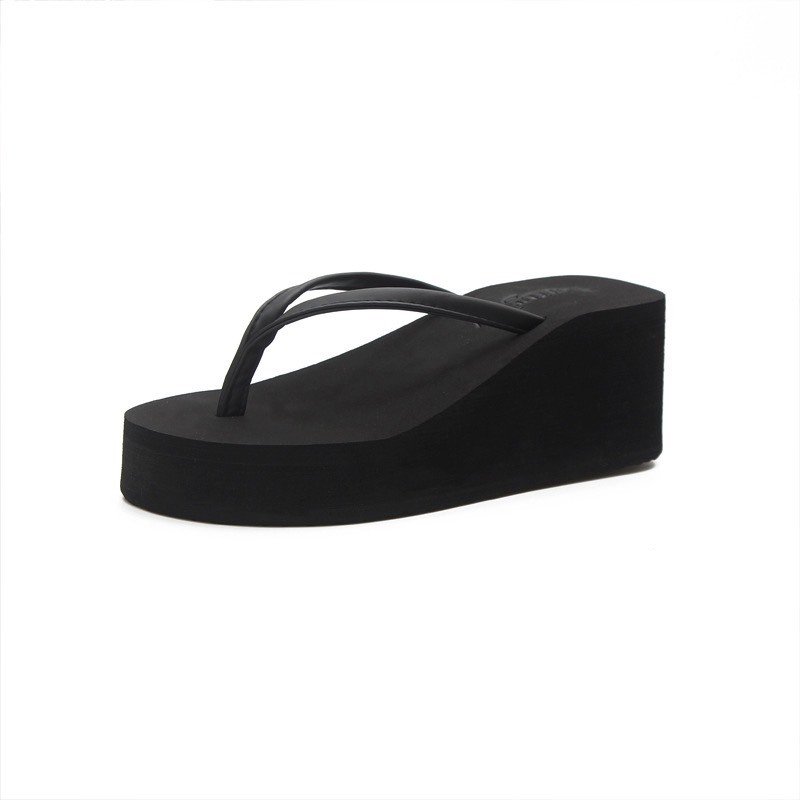 รองเท้าแตะผู้หญิงแบบมีสายรัดบาง, พื้นสูง 5 ซม. iDÉP DL369 Solid Molded, เท้าชายหาดกันลื่นที่สะดวกสบาย