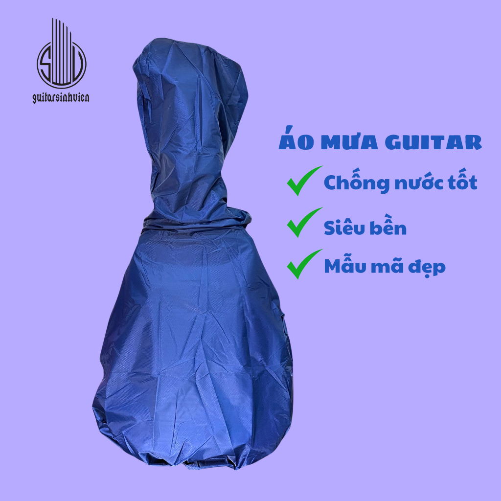 เสื้อกันฝนสําหรับกีตาร์-ผ้าหนากันน้ํา