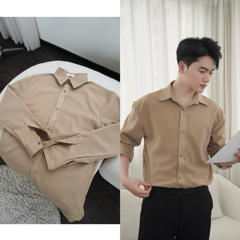 เสื้อเชิ้ตสีเบจ by Sunset