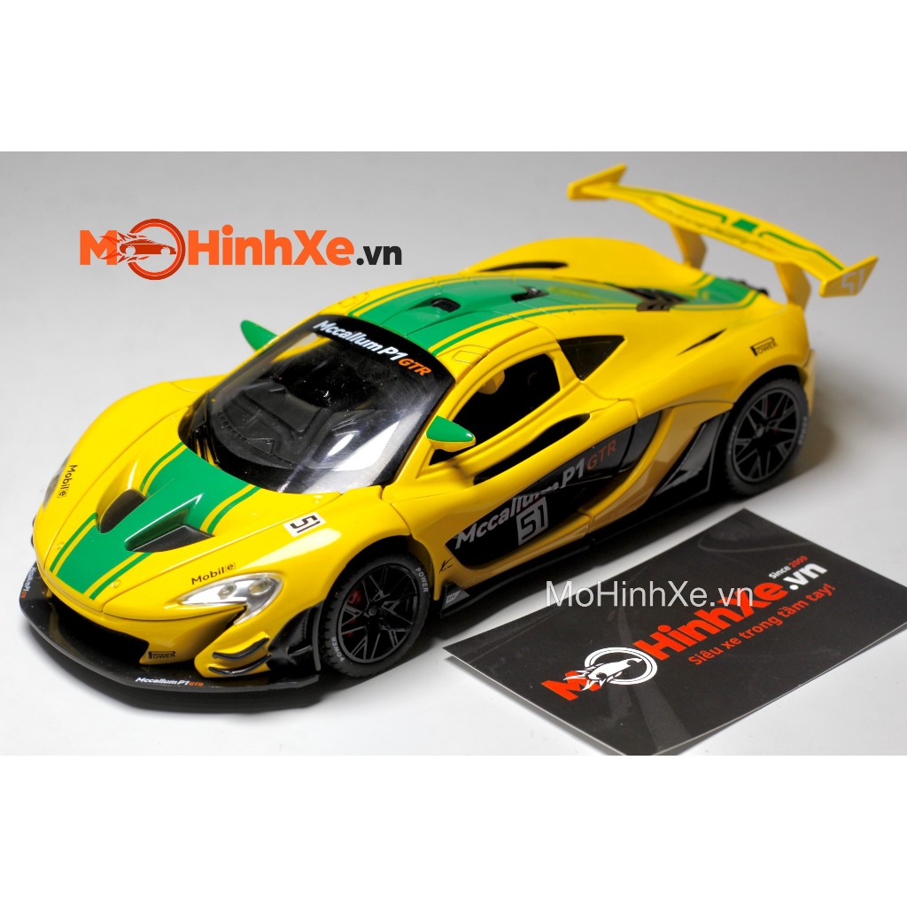 MCLAREN P1 GTR 1:22 โมเดลรถม้าคู่