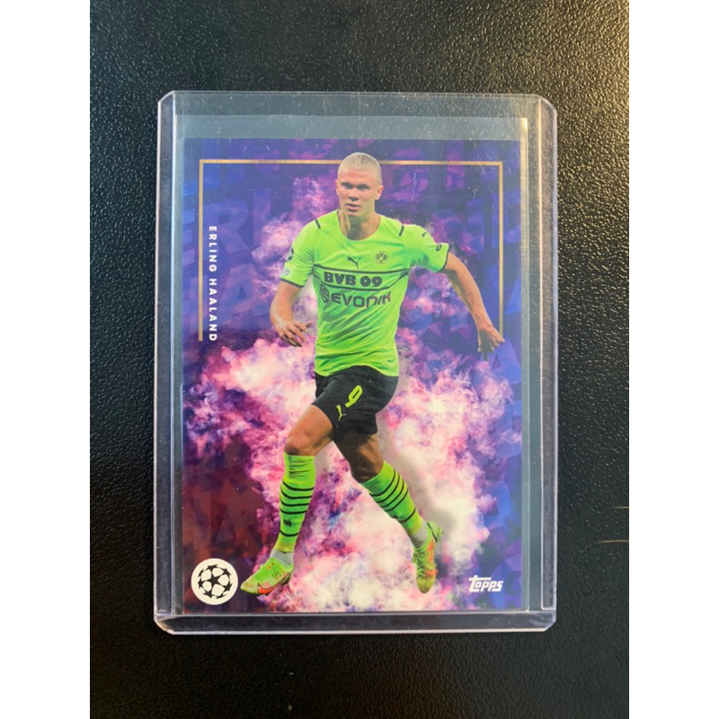 G63 Erling Haaland Dortmund Topps Jose Mourinho Platinum 2021 / 22 การ ์ ดฟุตบอล