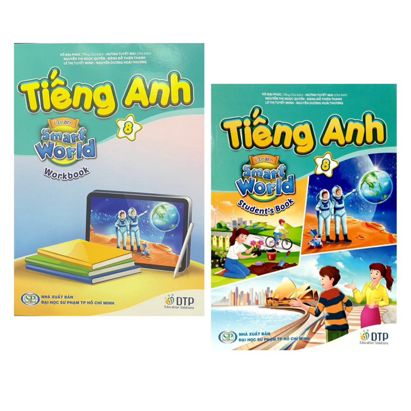 หนังสือ - (Combo of 2 เล่ม) ภาษาอังกฤษ 8 i-Larn Smart World (หนังสือนักเรียน + หนังสือแบบฝึกหัด)