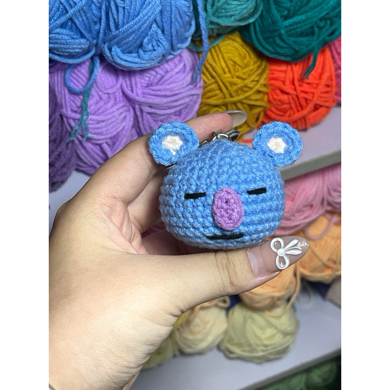 [Handmade] พวงกุญแจขนสัตว์ Koya (รูปถ่ายจริง Take By shop)