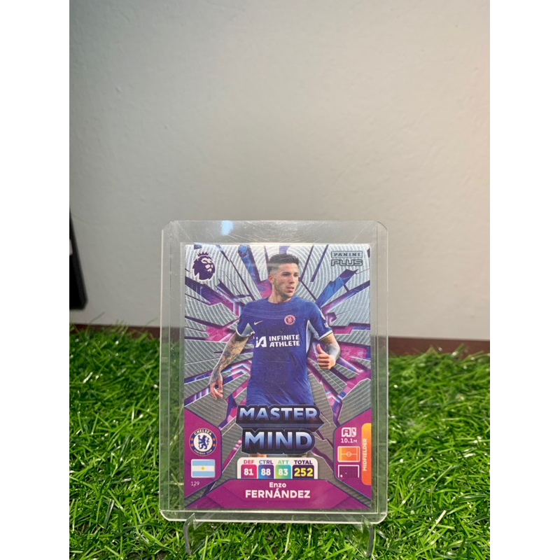 Enzo Fernandez Master Mind Panini Adrenalyn XL Plus 2023/24 การ์ดฟุตบอล