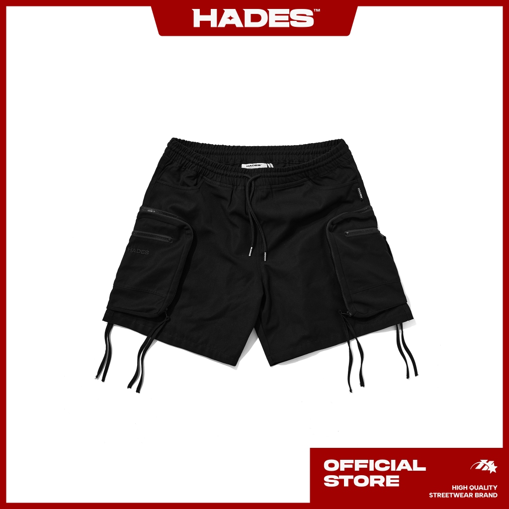 HADES CHEVALIER KHAKI SHORTS กางเกงขาสั้น Unisex - แบรนด์ HADES ของแท้