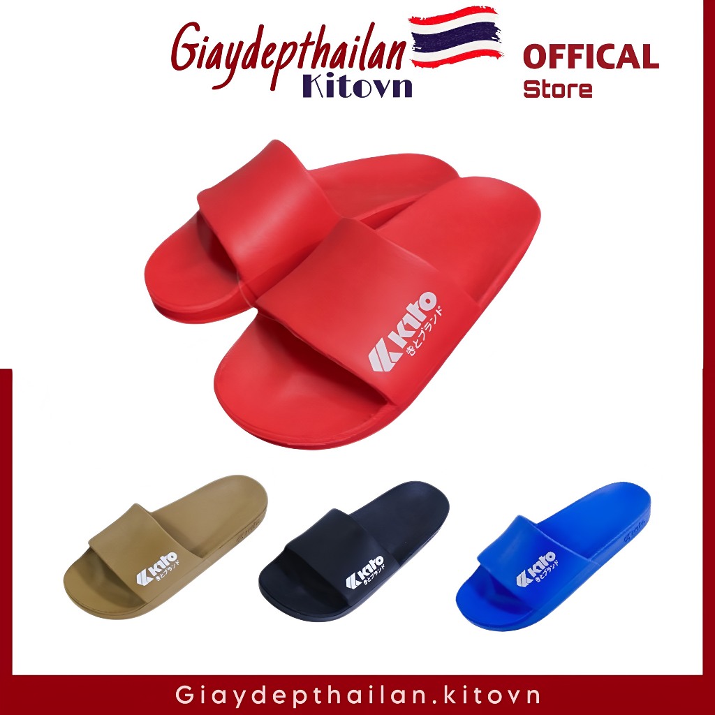 [giaydเทพไทยlan.kitovn] Thailand Molded Sole Sandals สําหรับผู้ชายและผู้หญิง KITO​ Ah98c ไซส์ 32-35