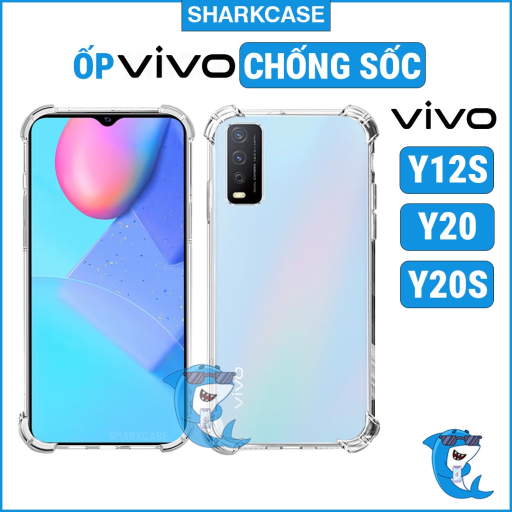 เคส Vivo Y12S, Y20, Y20S ซิลิโคนพลาสติกใสคุณภาพสูง กันกระแทก และทนต่อแรงกระแทกเพื่อปกป้องกล้อง