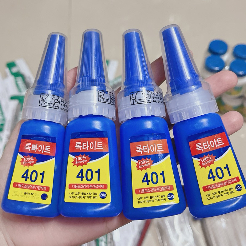 กาวติดเล็บ กาวหิน 401 ชั้น 1 ของแท้