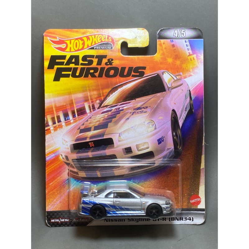 KentNgoShop 1/64 scale Hot Wheels Nissan Skyline R34 รถโมเดล