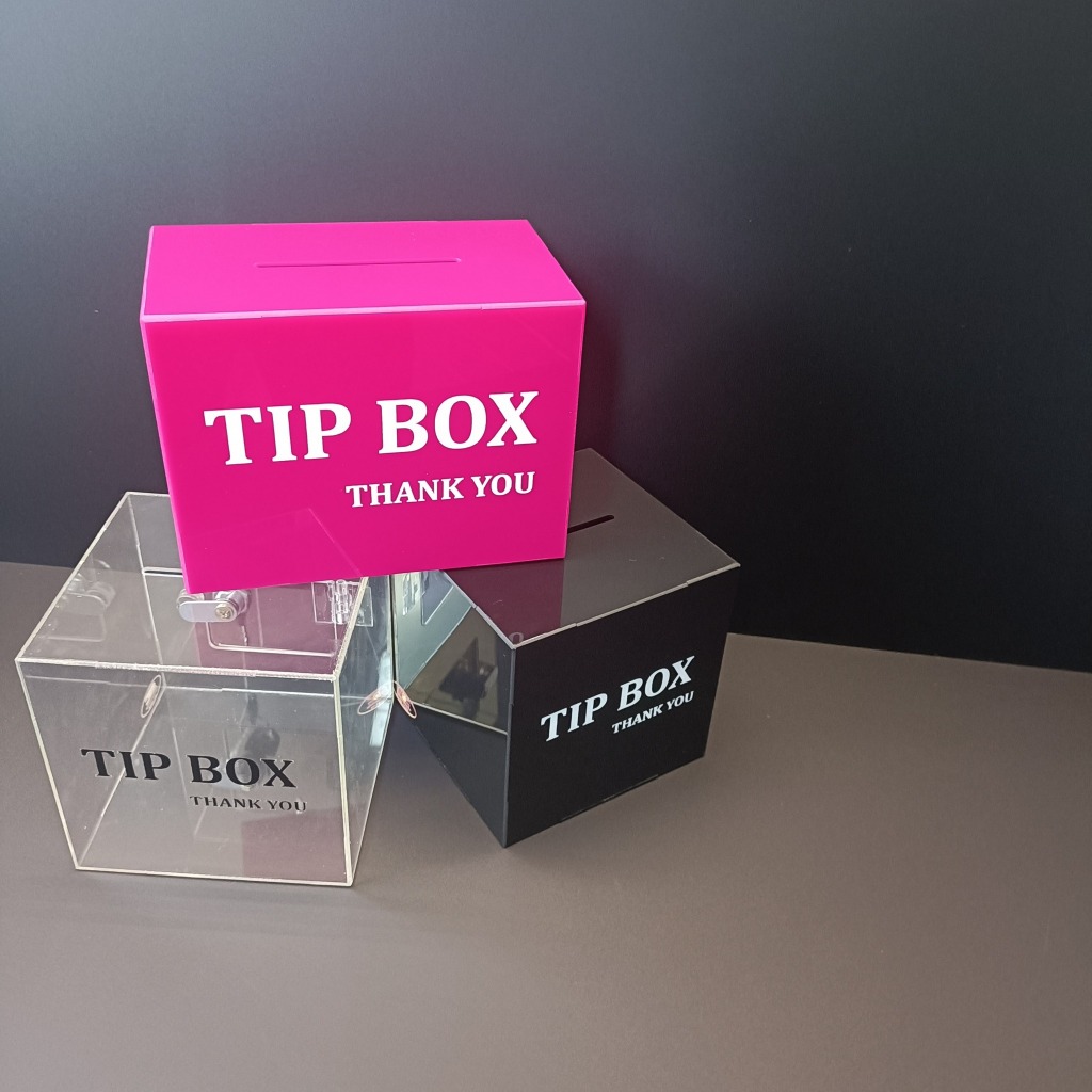 Tip Box - Mica Tip Box พร้อมล็อค - กล่องไมกาสําหรับปลายเงิน