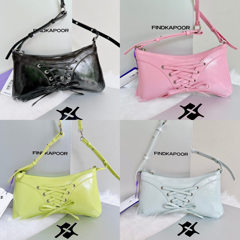 [ ของแท้ ] Find Kapoor Ribbon Tie Heart Shoulder Bag