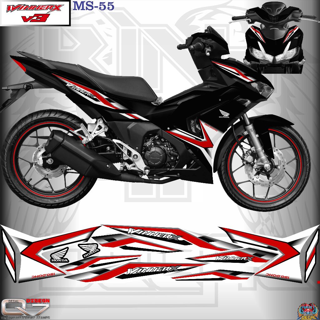 WINNER V3 - ms55- สีดํา