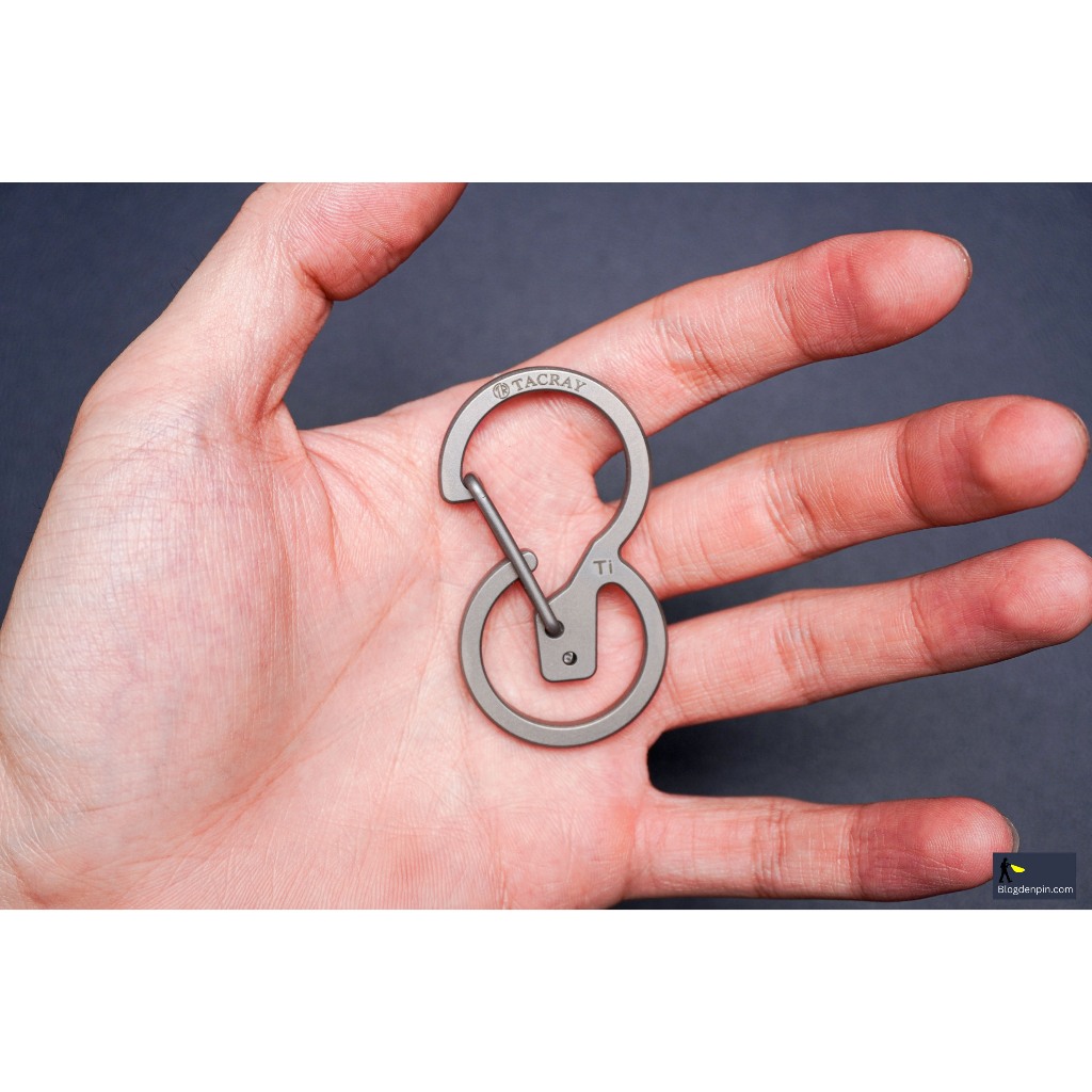 TACRAY TITANIUM ROUND KEYCHAIN (YSK1901)