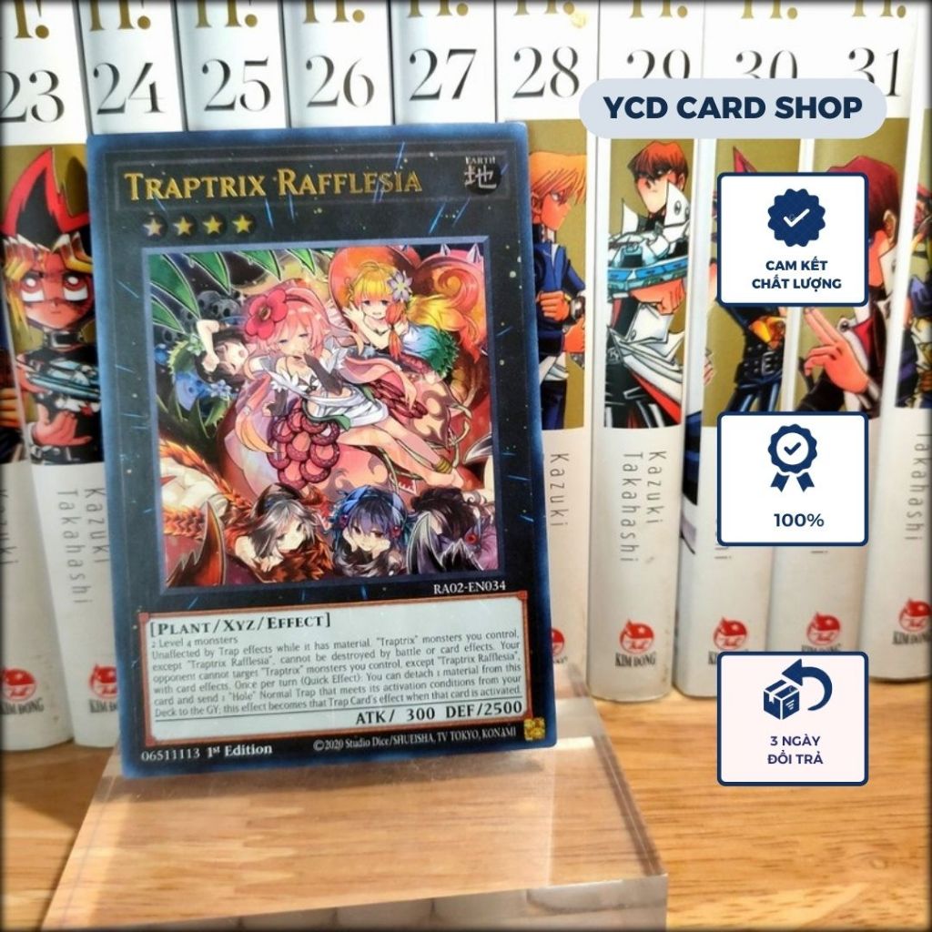 [YCDcardgame] การ์ด Yugioh ของแท้ Traptrix Rafflesia