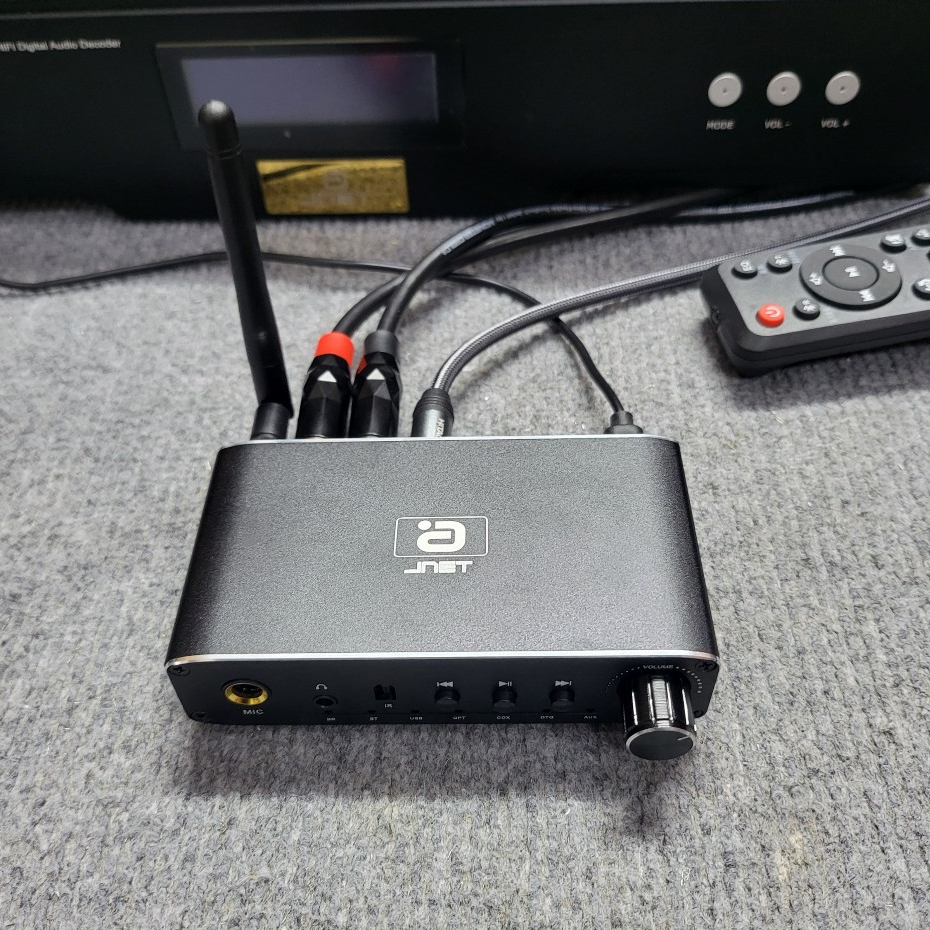 ถอดรหัสเสียง JNET Optical DAC DA310P ของแท้อ่าน USB Bluetooth 5.3 พร้อมรีโมท